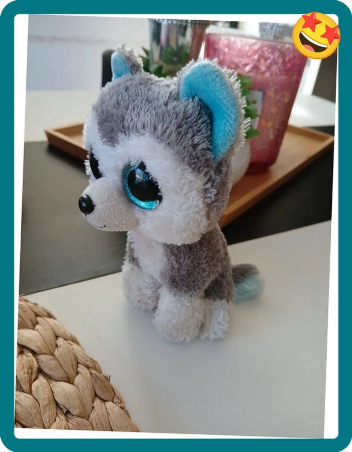 Péluche Ty Loup Beanie Boo's🌿🎁 - photo numéro 3