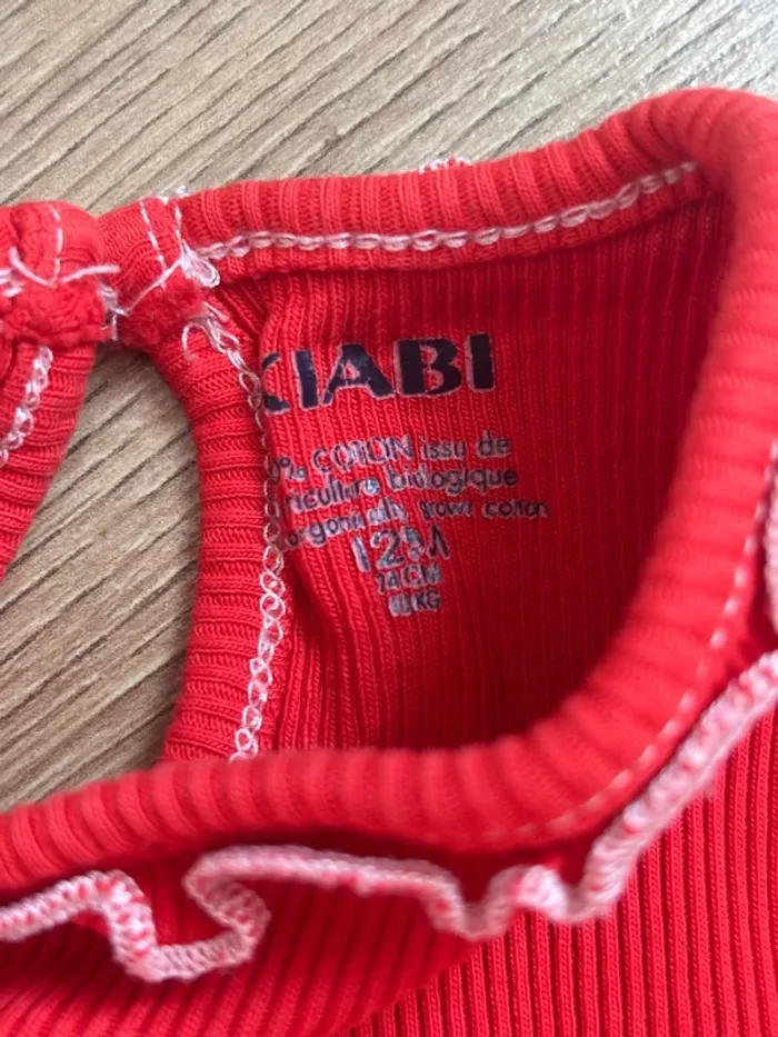 T-shirt rouge Kiabi - photo numéro 2