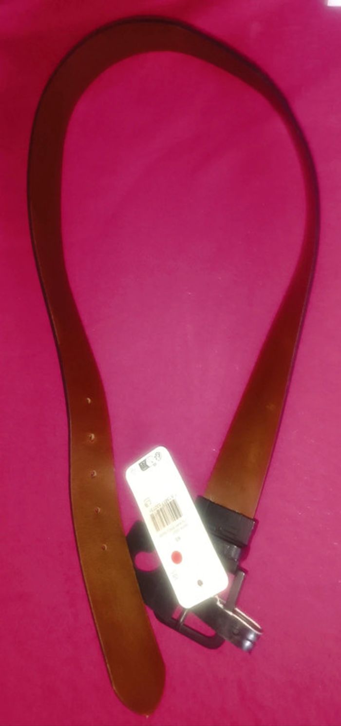 Ceinture cuir marron Levi's - photo numéro 4