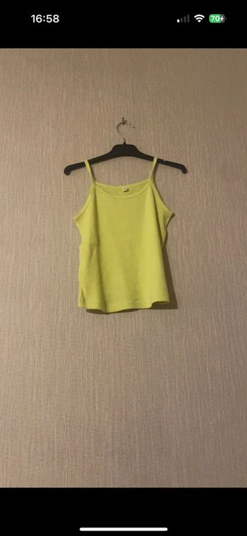 Débardeur vert 6 ans