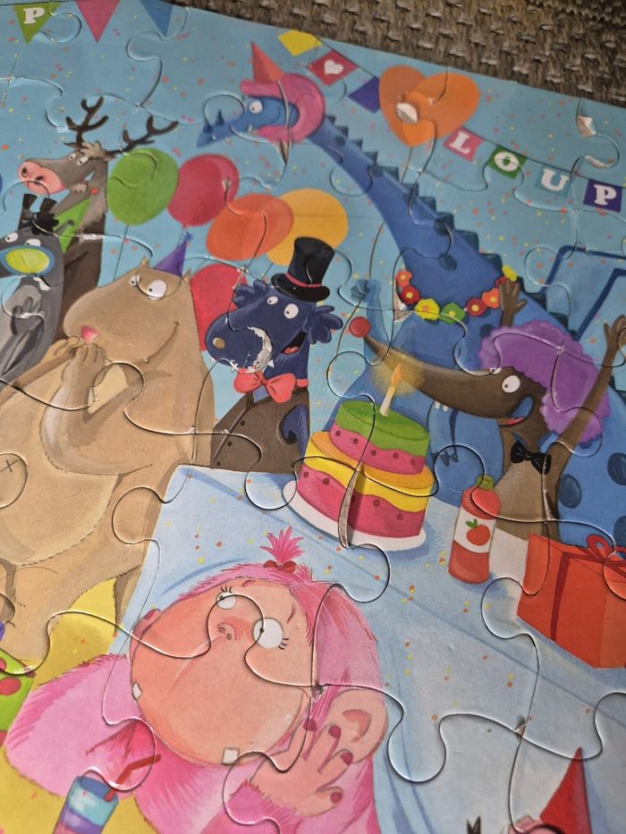 Puzzle inédit "Loup" 54 pièces - à partir de 3 ans - photo numéro 3