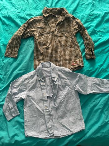 Lot de 2 chemises 5 ans