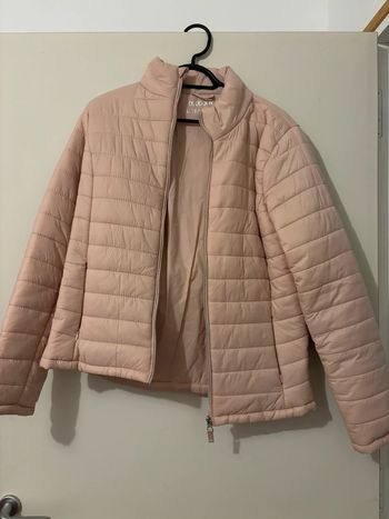 Doudoune rose pale