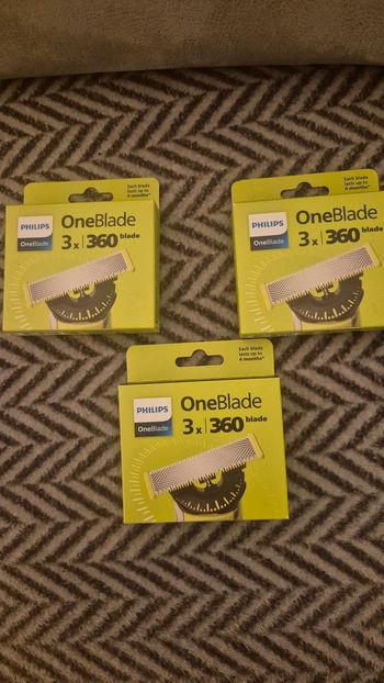 OneBlade lames 360 x9 philips 