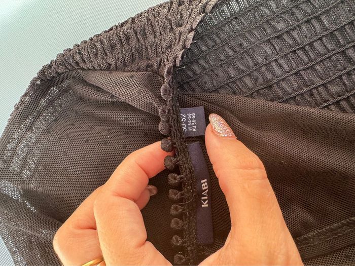 Blouse femme en voile petit pois - photo numéro 8