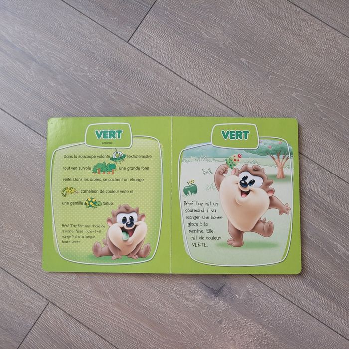Livre J'apprends les couleurs avec bébé titi et ces amis. Looney tunes - photo numéro 3