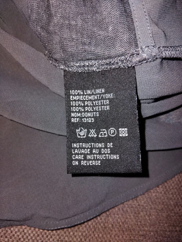 Blouse Sud Express tL 100 % lin - photo numéro 9