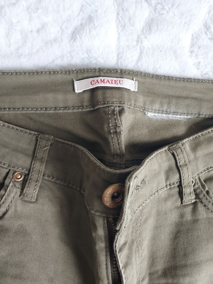 Pantalon kaki Camaieu - photo numéro 2