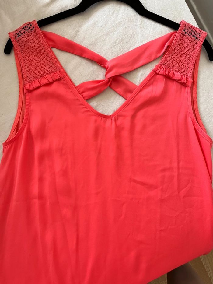 Top bi matière Camaïeu taille M/38/10 - photo numéro 2