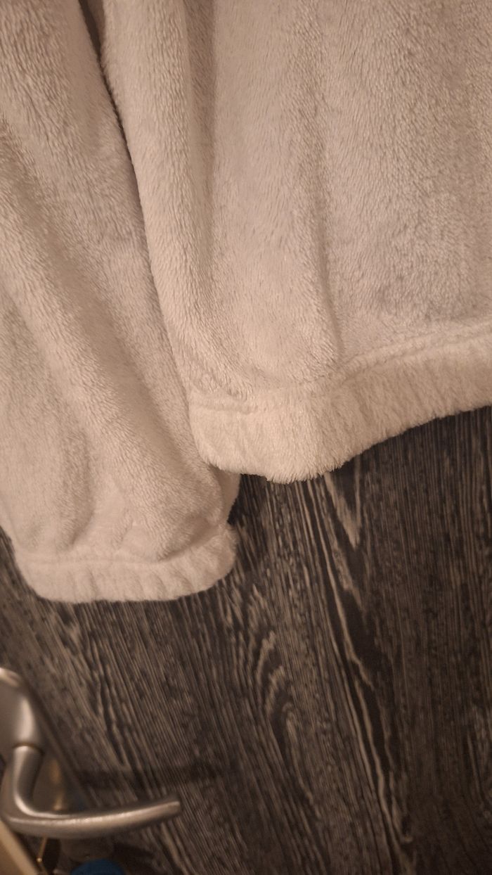 Veste polaire col haut fermeture éclair blanc - photo numéro 3