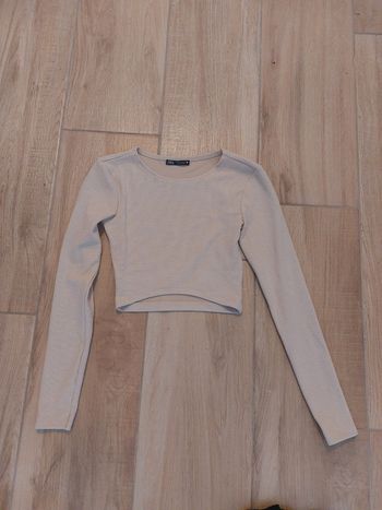 Crop top manches longues - Zara - taille 36
