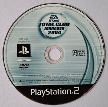 LFP Total Club Manager 2004 Sony PlayStation 2 PS2