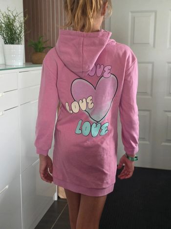 Robe pull capuche