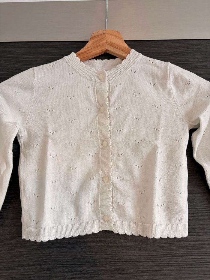 Gilet ajouré écru sergent major 5 ans - photo numéro 6