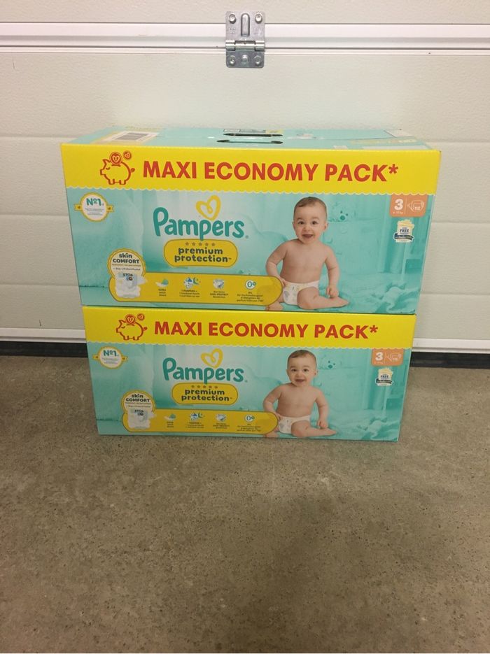 Couches Pampers premium protection taille 3