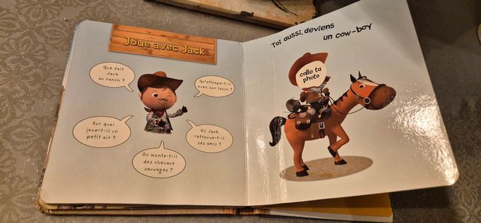 Livre p'tit héros "le cow boy n2" fleurus - photo numéro 4