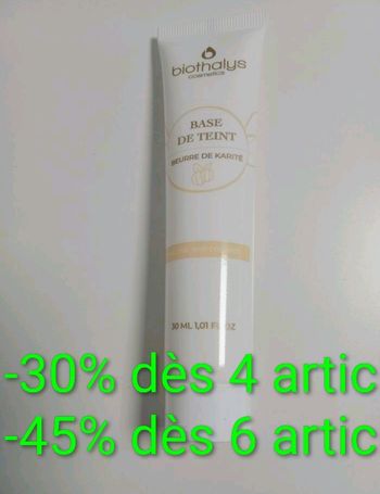 Biothalys cosmetics base de teint beurre de karité - 30ML - Neuve
