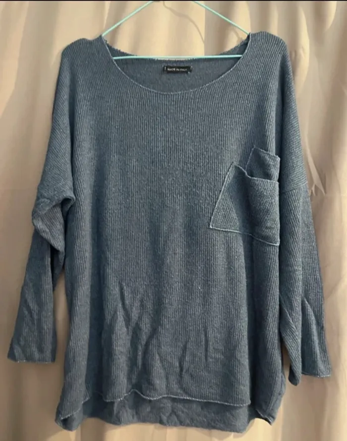 Pull laine et angora neuf 40/44 - photo numéro 2