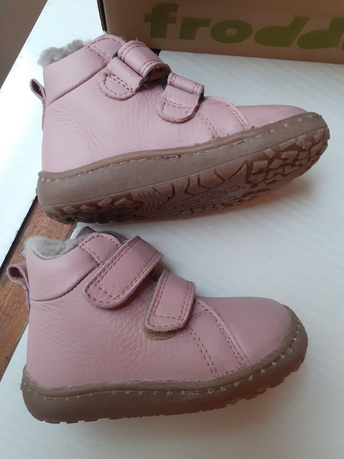 Bottines Froddo 21 rose neuves cuir et fourrees mouton - photo numéro 2