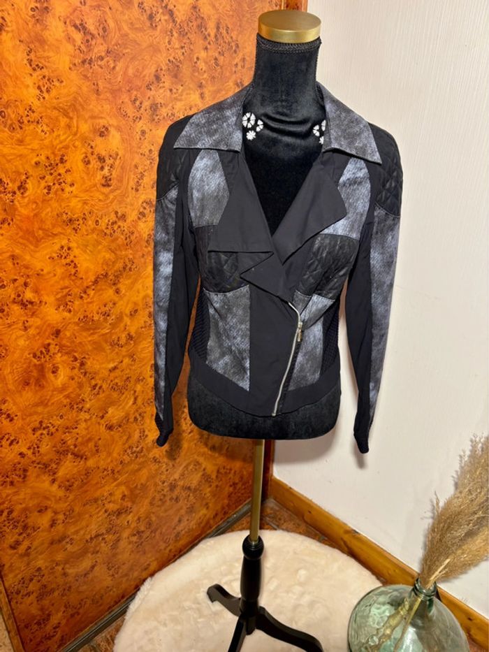 Blouson La Mode est à Vous - Taille 38 - Patchwork tendance