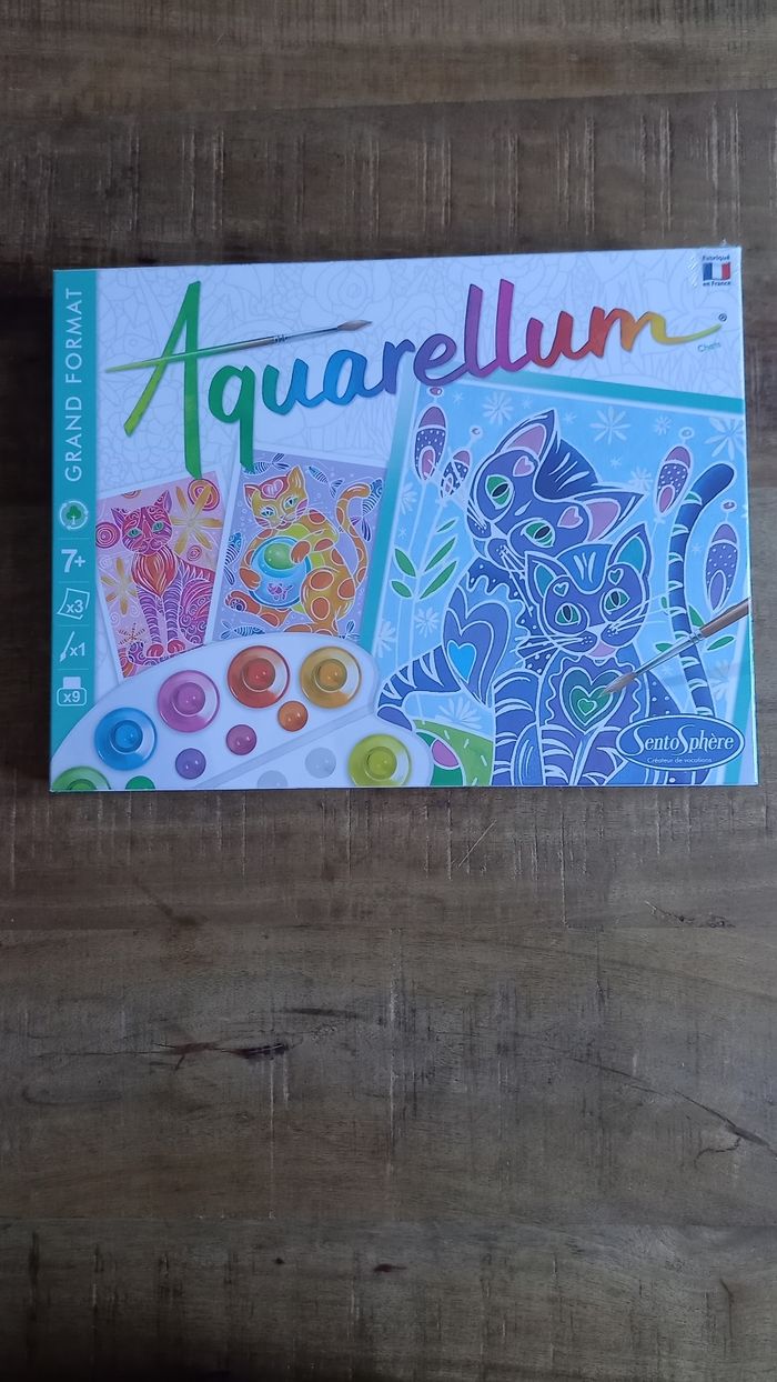 Jeu neuf Aquarellum Chats - photo numéro 2