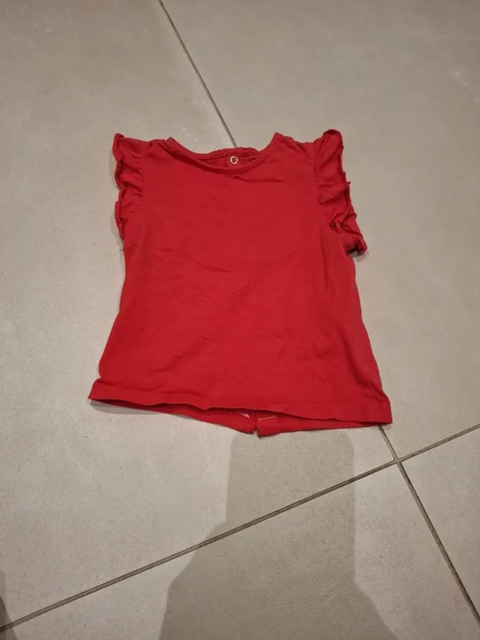 Lot de 14 tee shirts 12 mois fille - photo numéro 17