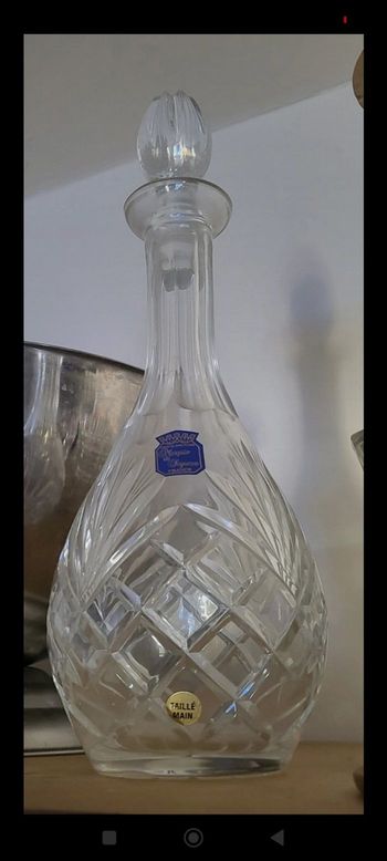 Carafe cristal marquise de segonzac