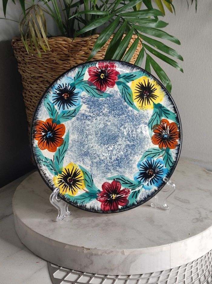 Dessous de plat fleurs coloré