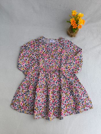 Robe fleurie fille TAO 2 ans