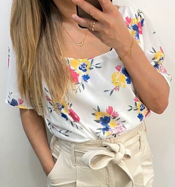 Blouse   fleurie fluide