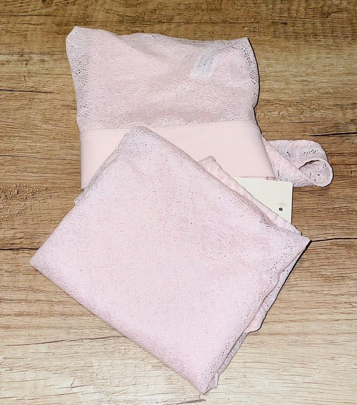 Ensemble culotte+brassière dentelle extensible - photo numéro 4