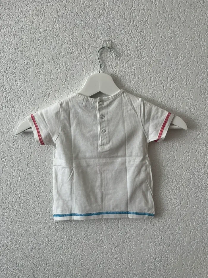 T-shirt bébé Mots d’enfants 18 mois – chiens colorés rigolos - photo numéro 2