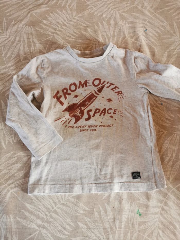 T-shirt fusée 3 ans