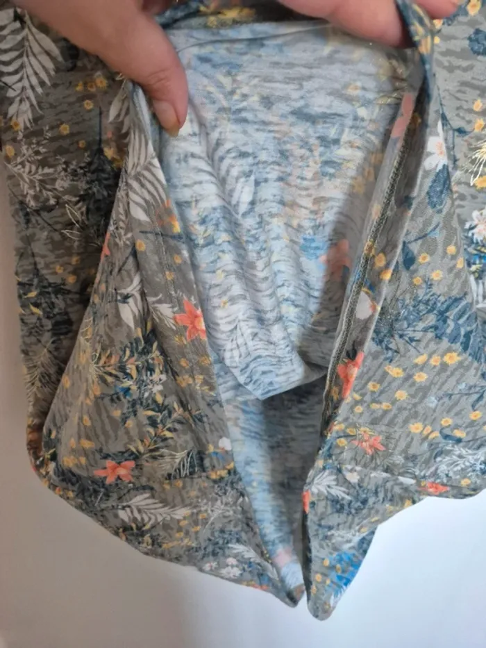 Blouse Fleurie Grain de Malice taille xl - photo numéro 5