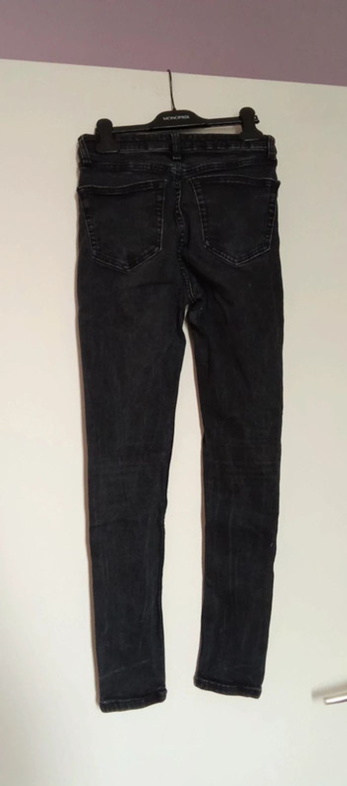 Pantalon noir taille haute - Ming - Taille S - photo numéro 2