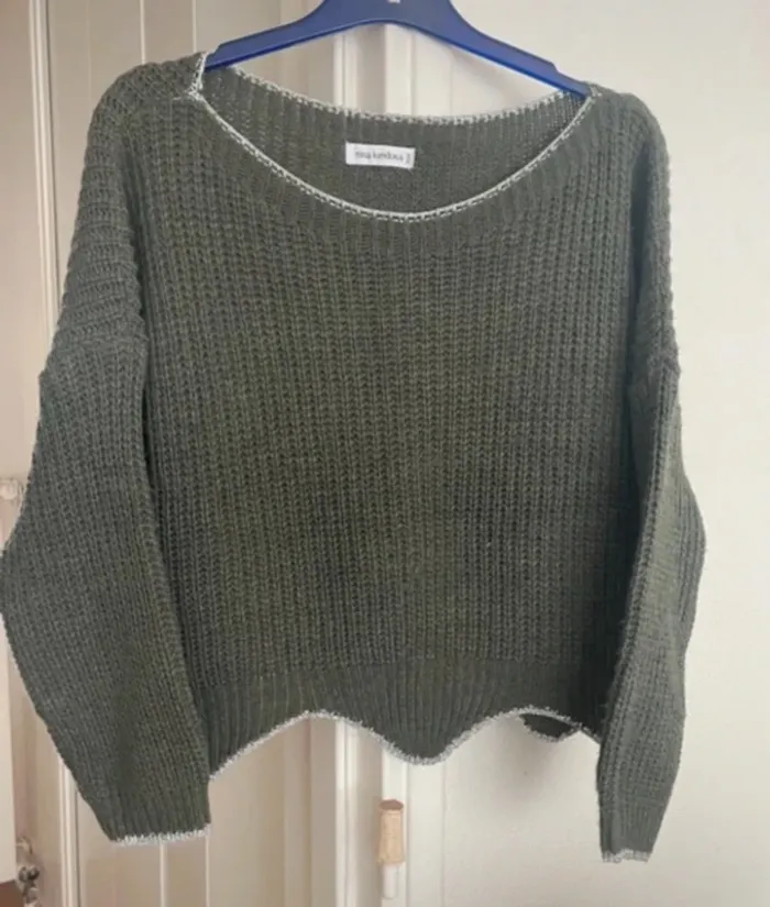 Pull court contenant de laine Nina Kendoza - photo numéro 7
