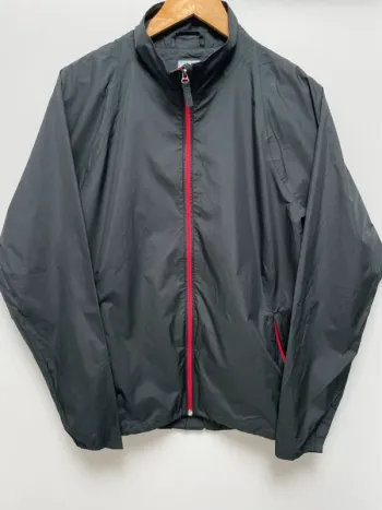 Adidas Climaproof Waterproof Raincoat Jacket Mens Medium Full Zip Long Sleeve Black
