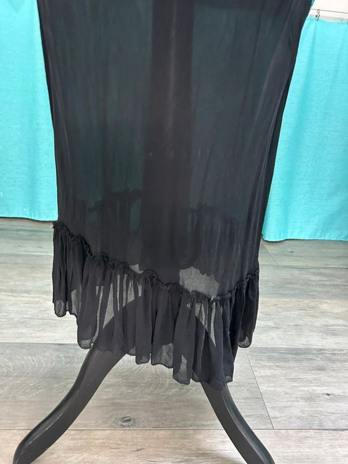 Chemise de nuit noire transparente - photo numéro 5