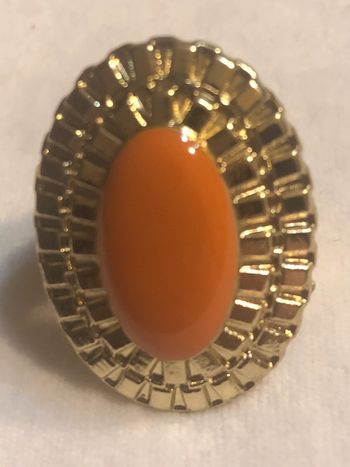 Bague ajustable doré