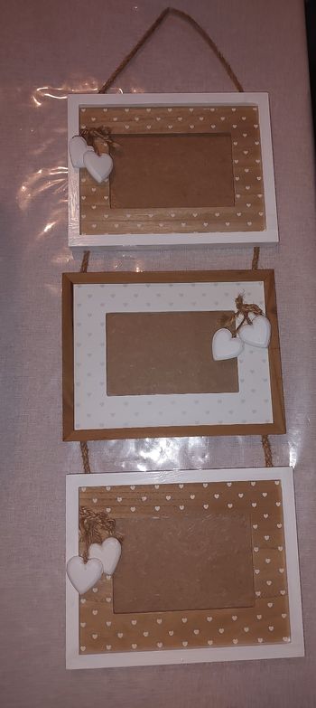 🌿 Déco murale – Triptyque de cadres à suspendre 🌿