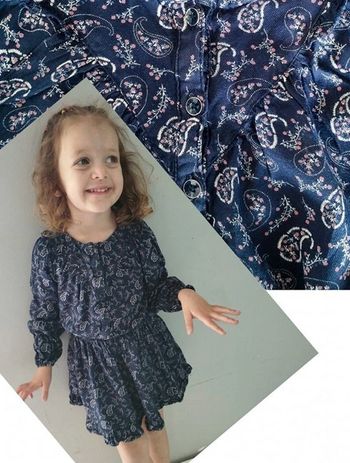 6 ans robe tape a l'oeil