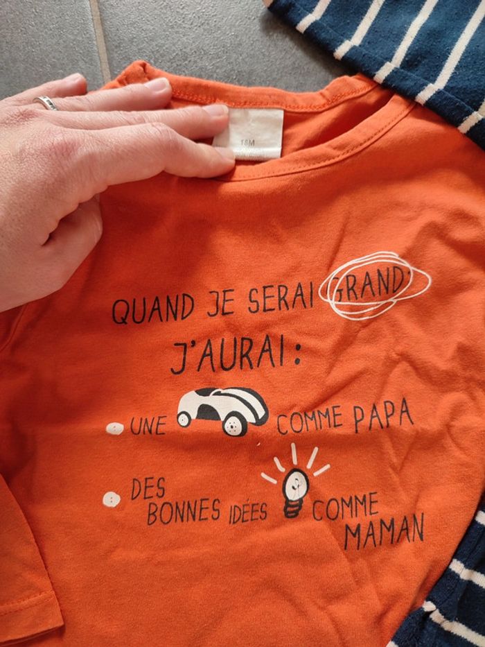 Lot 3 t-shirts manches longues - photo numéro 3