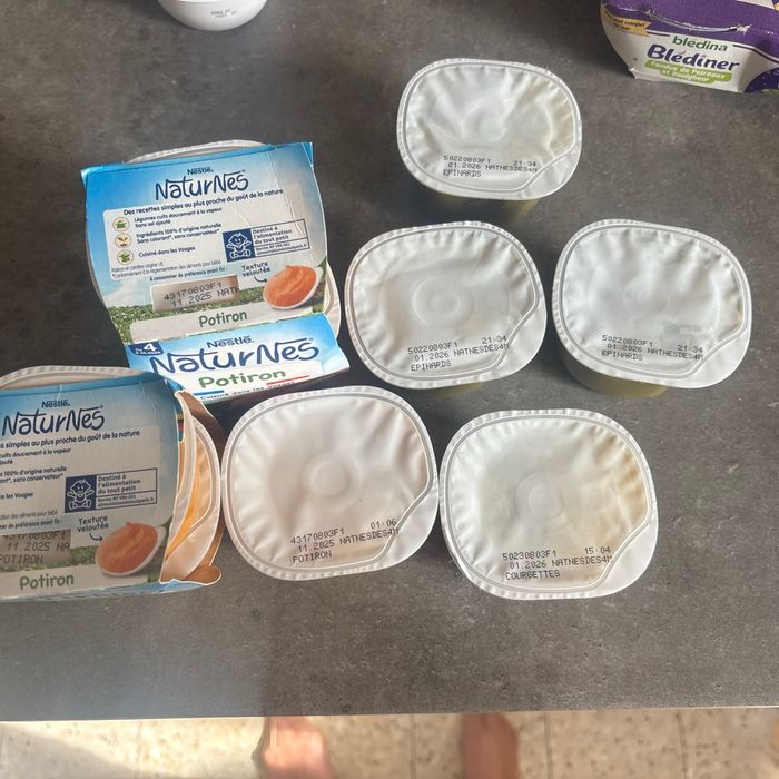 Lot de pot bébé