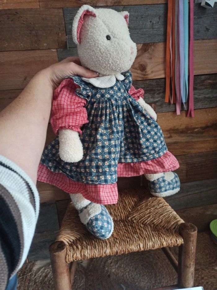 Peluche ours vintage moulin Roty tbe - photo numéro 6