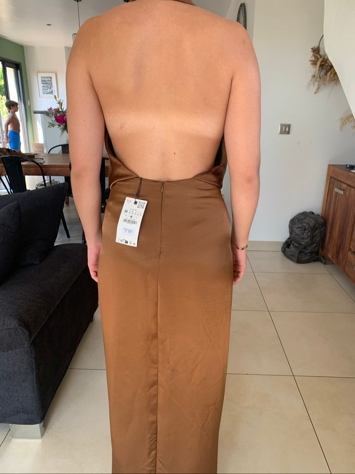 Robe cérémonie zara neuve avec étiquette taille M - photo numéro 2