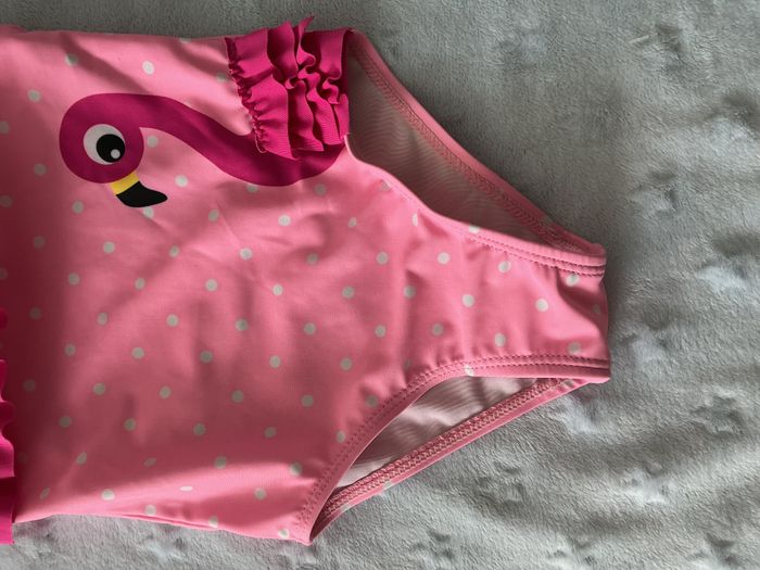maillot de bain 1 pièce rose a pois blanc 6/12 mois pat et ripaton - photo numéro 6