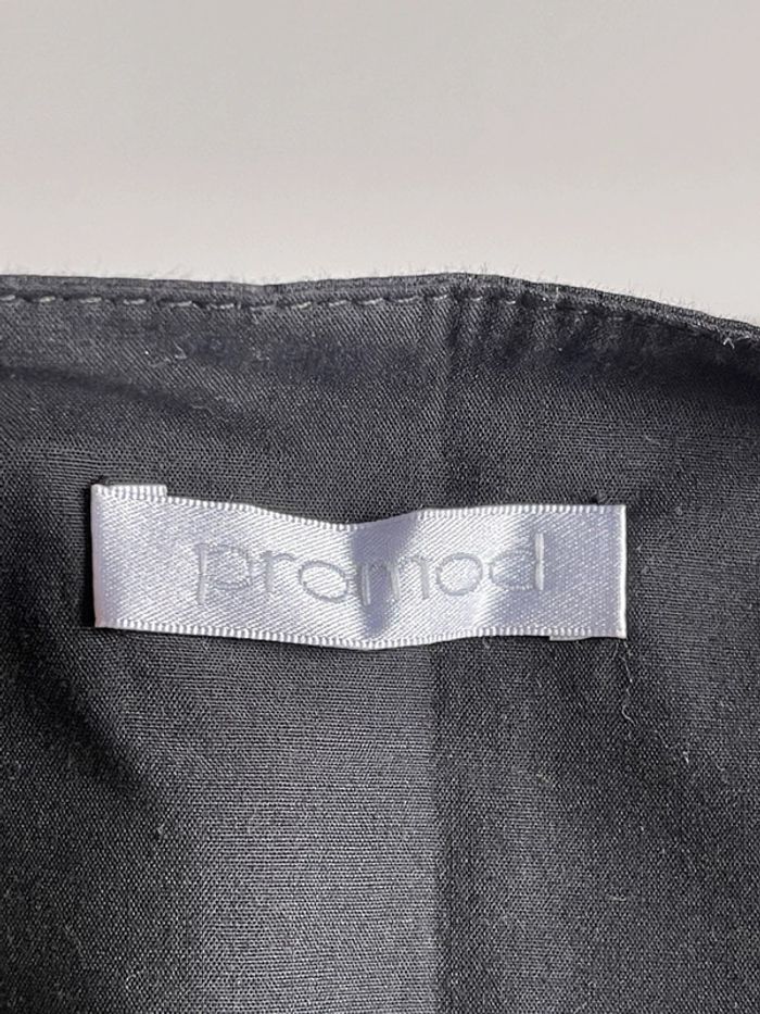 Jupe noire en coton Promod taille 34 avec motifs floraux russes / slaves - photo numéro 11