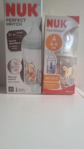 Lot 2 biberons anti colic NUK winnie l'ourson winnie the pooh 