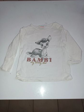 Haut Disney manche longue fille