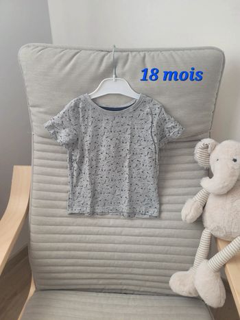 Tee shirt gris outils